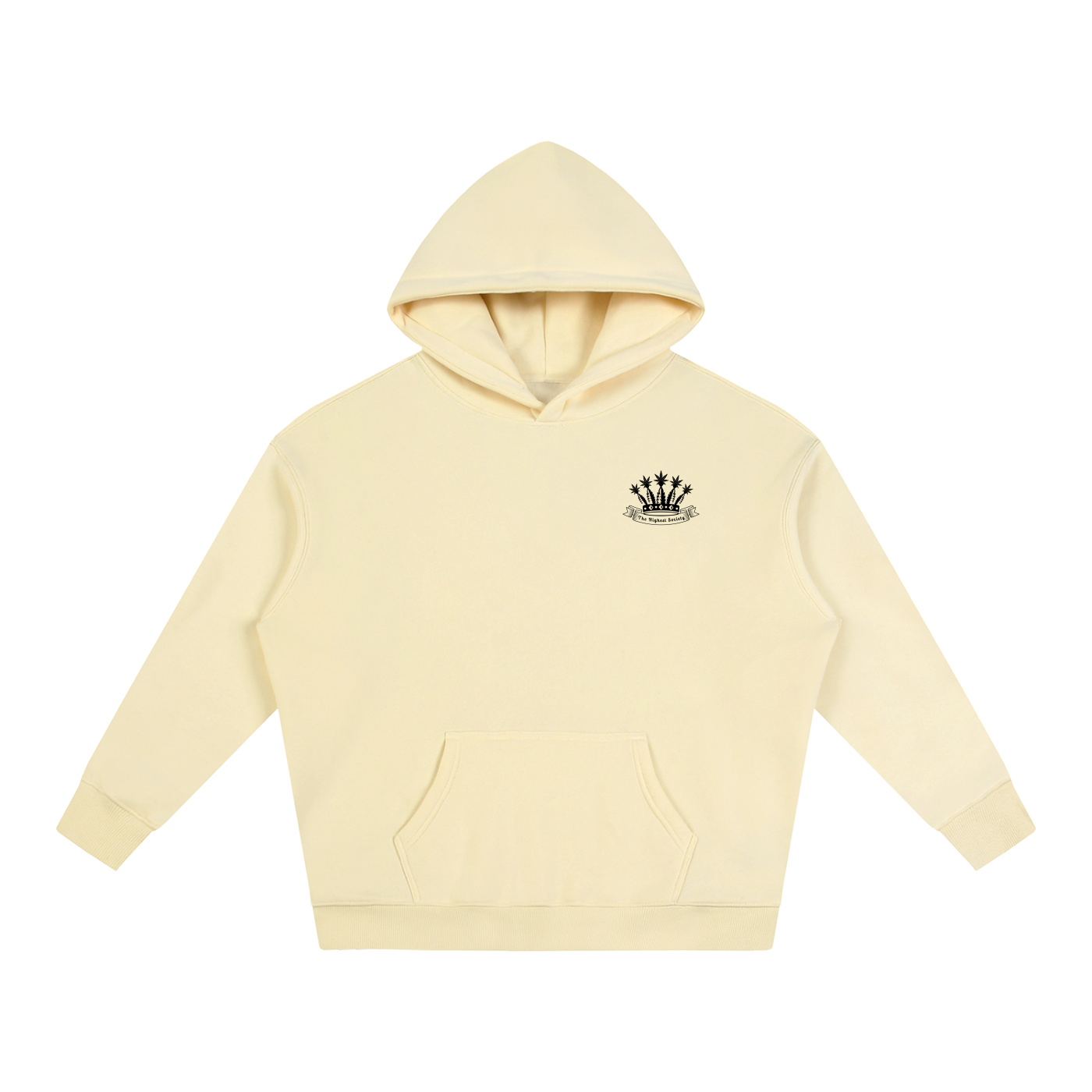 Oversized Front And Back Logo Hoodie