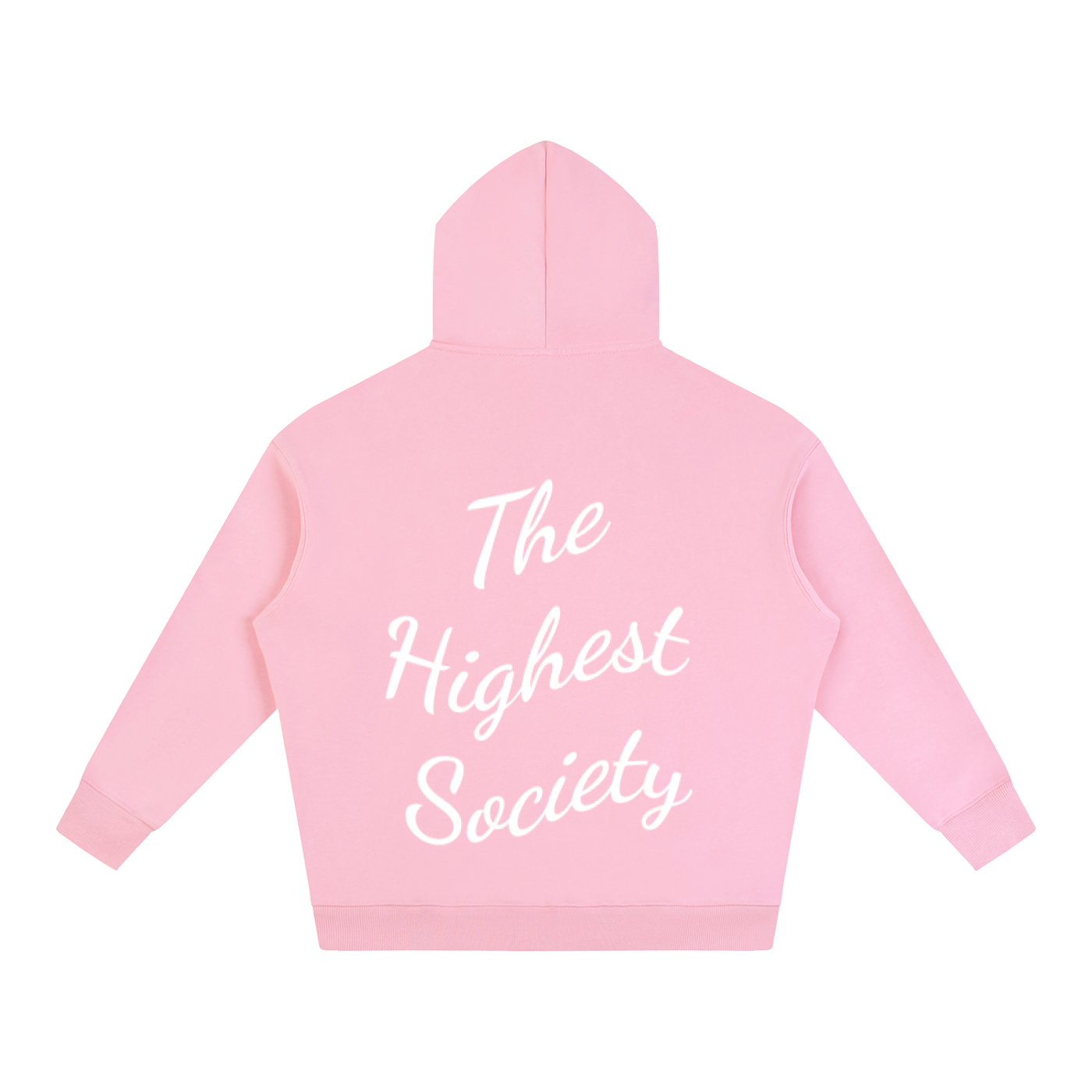Oversized Script Back Hoodie