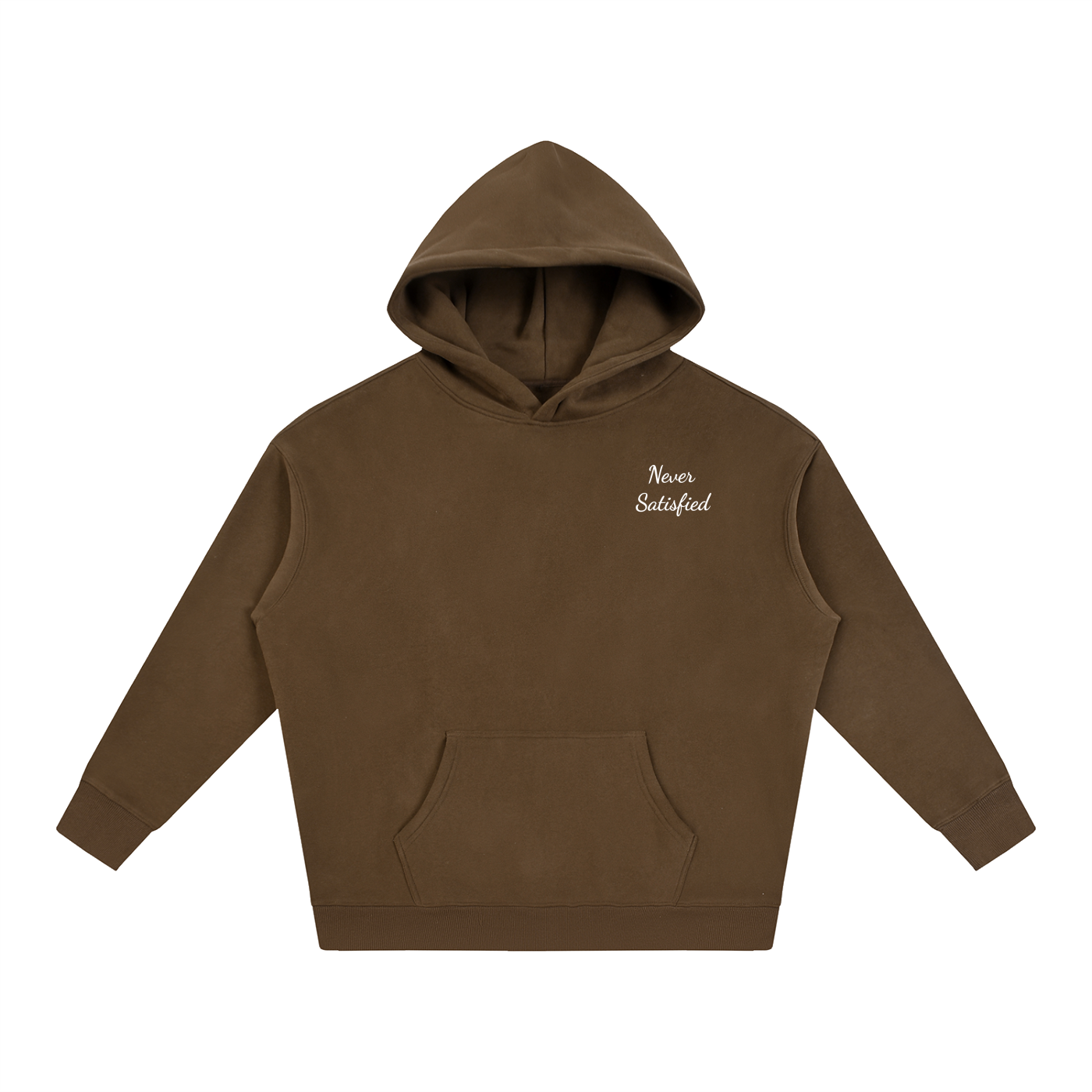 Oversized Never Satisfied Hoodie