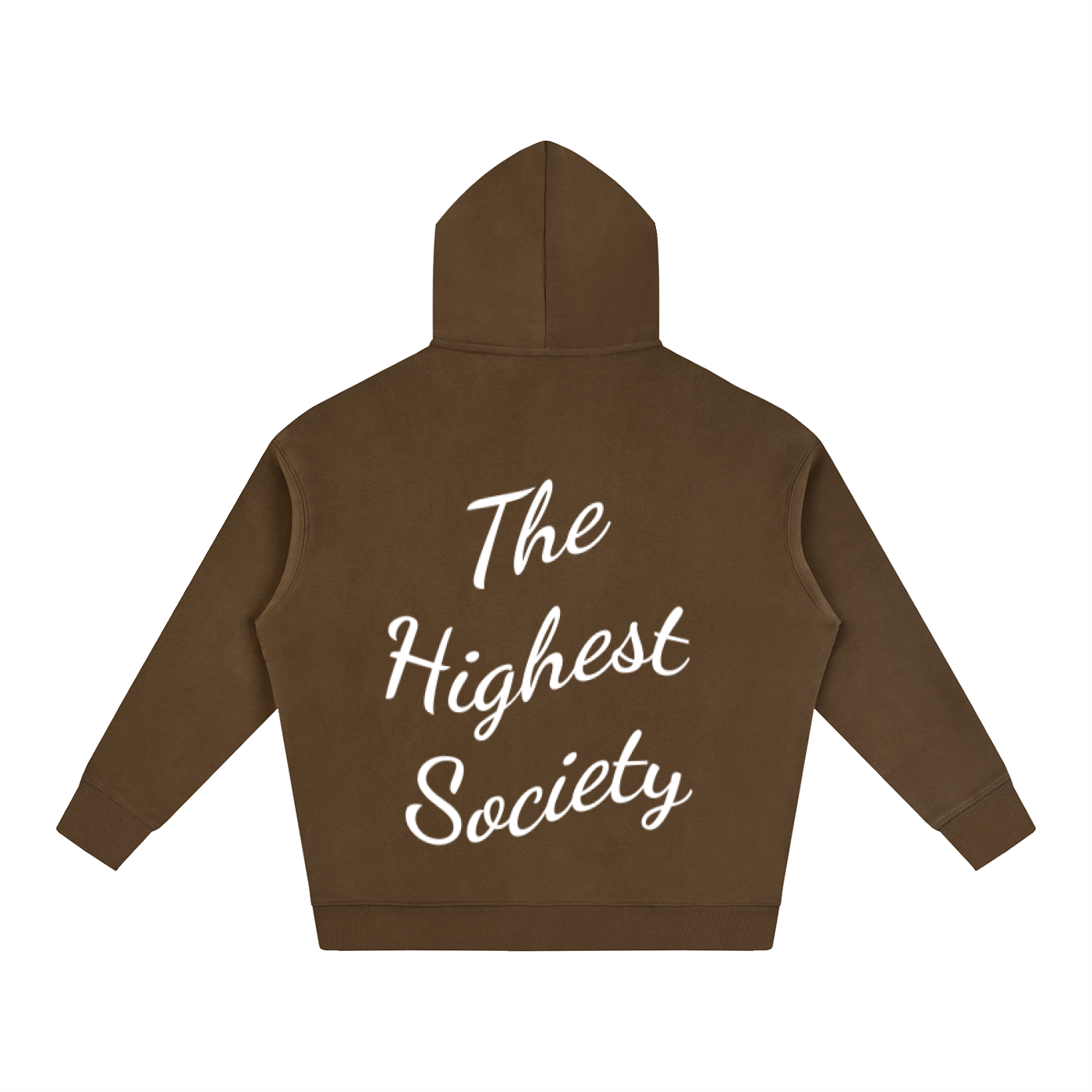 Oversized Script Back Hoodie