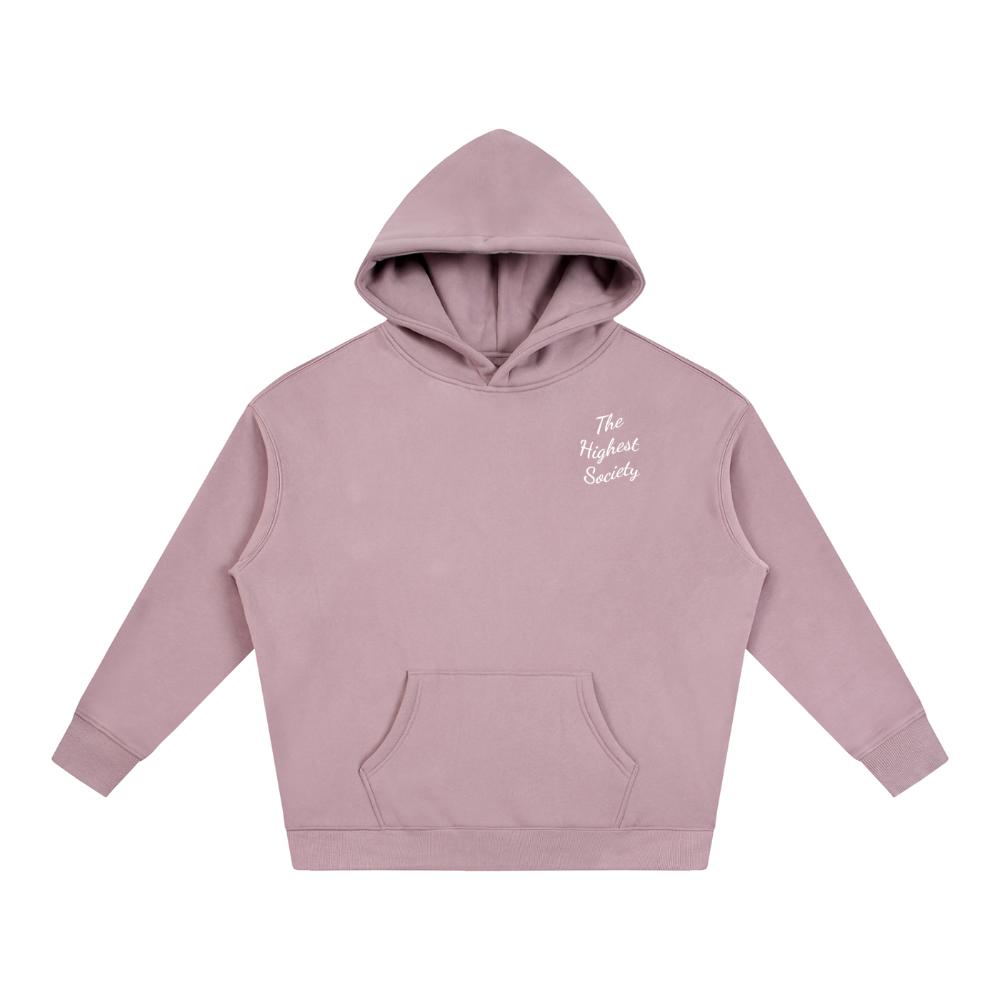 Oversized Script Front Hoodie