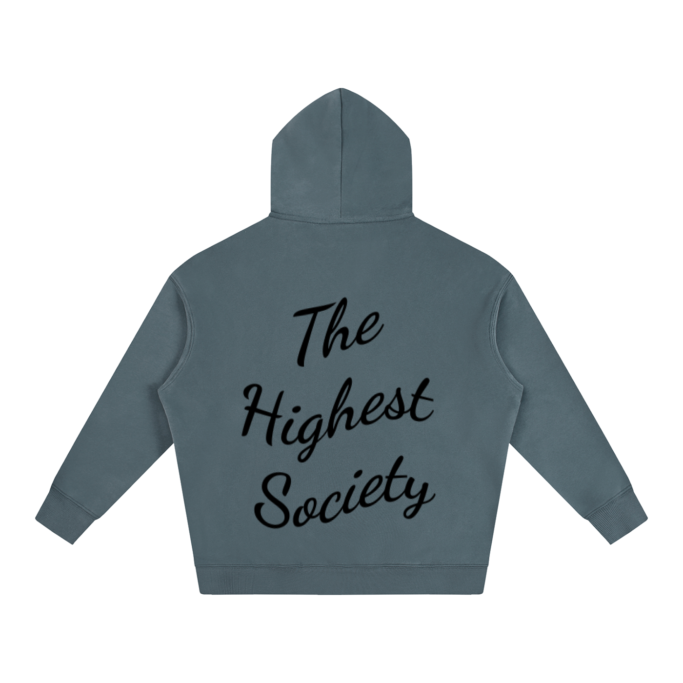 Oversized Script Back Hoodie