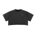 Vintage Loose Front Logo Crop Top