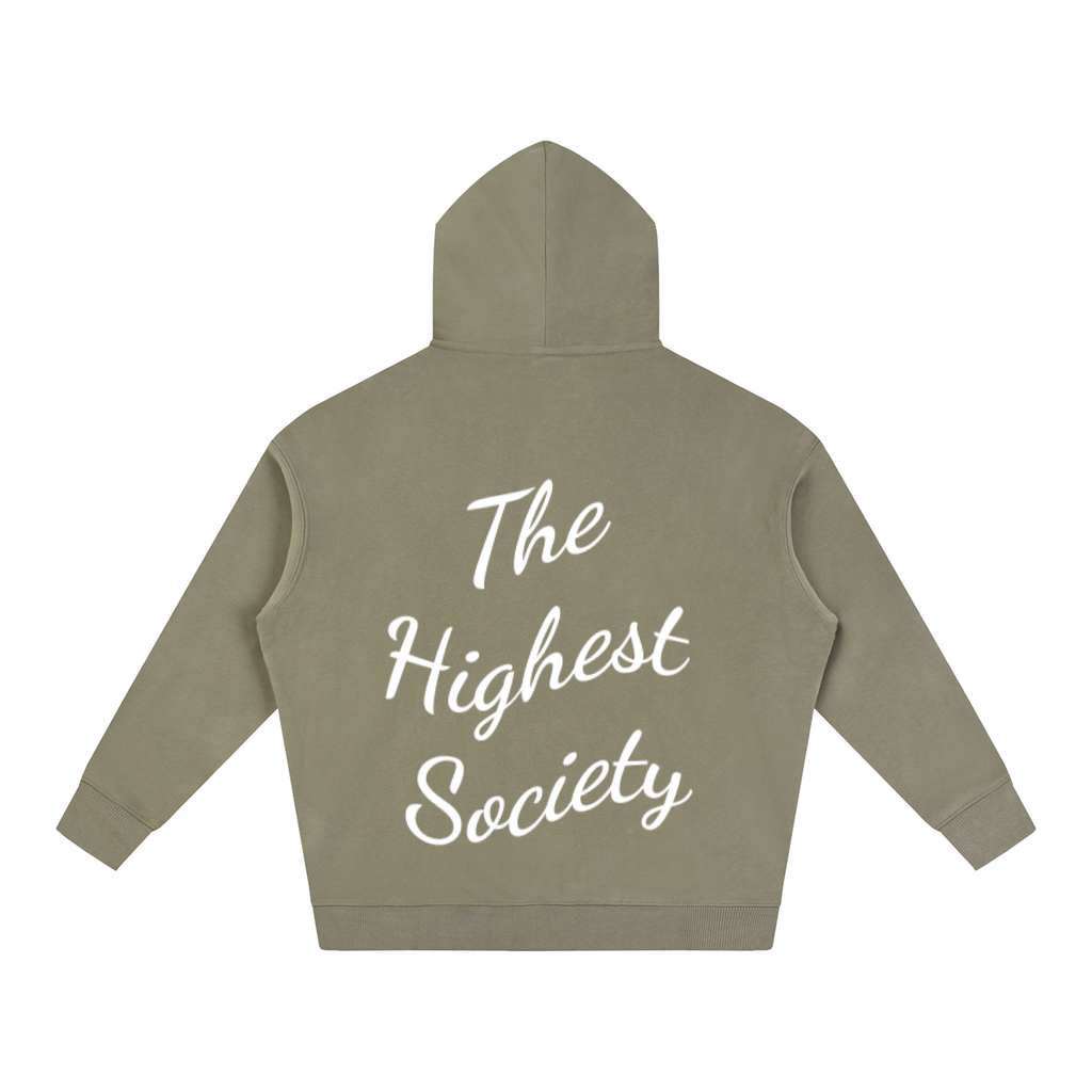 Oversized Script Back Hoodie