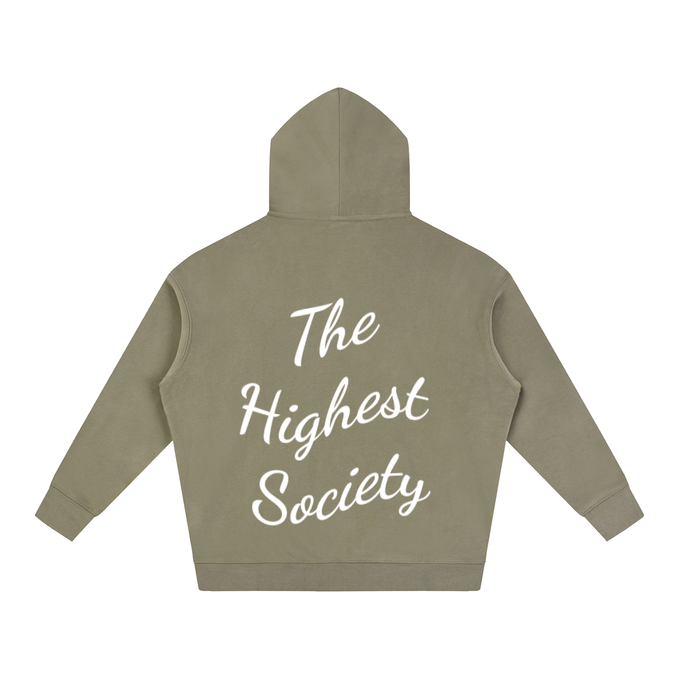 Oversized Script Back Hoodie