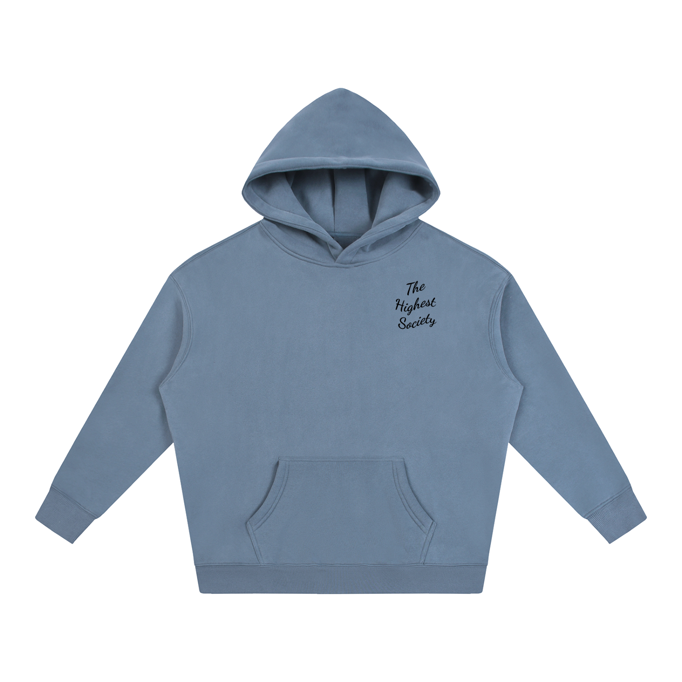 Oversized Script Front Hoodie
