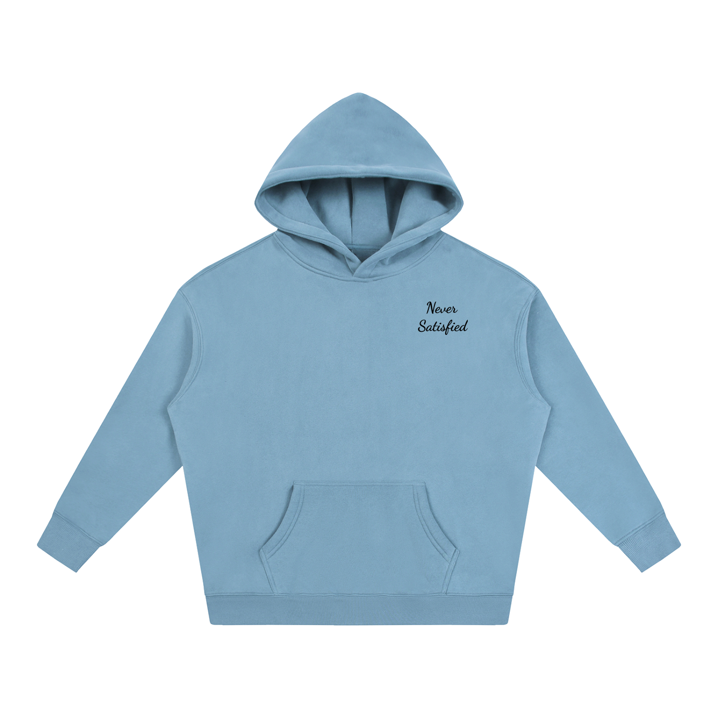 Oversized Never Satisfied Hoodie
