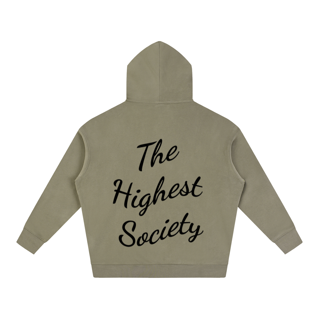 Oversized Script Back Hoodie