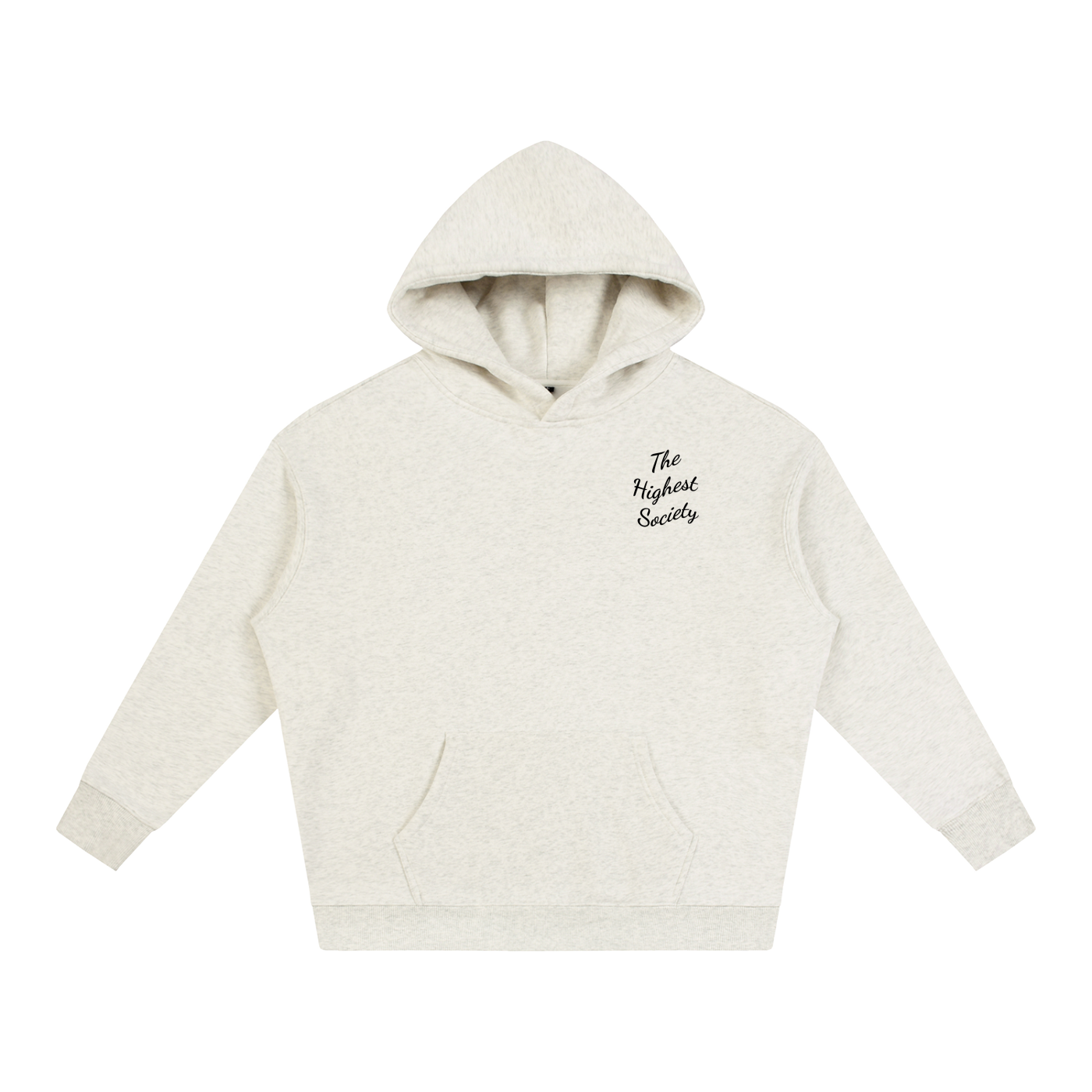 Oversized Script Front Hoodie