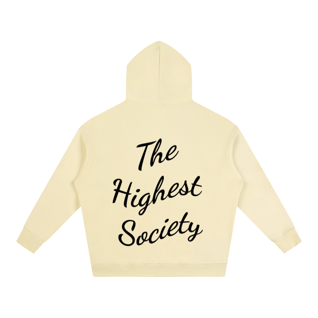 Oversized Script Back Hoodie