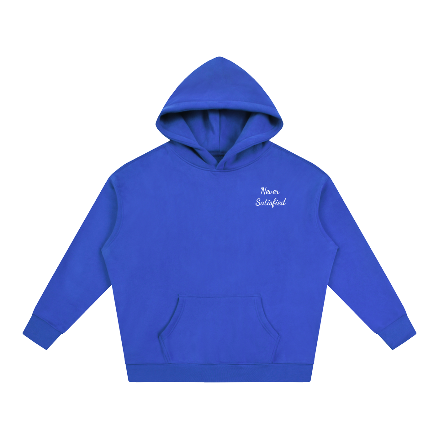 Oversized Never Satisfied Hoodie