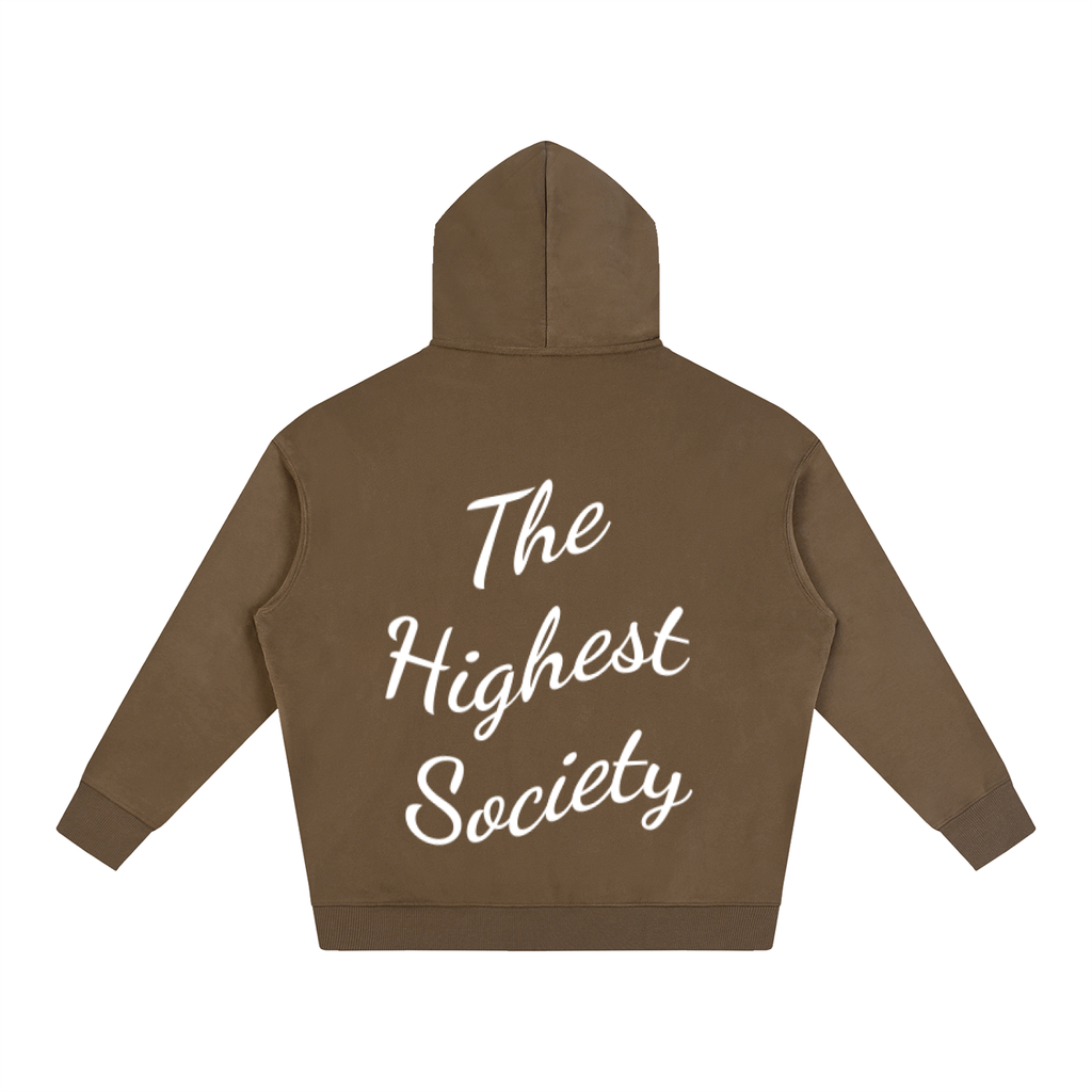 Oversized Script Back Hoodie