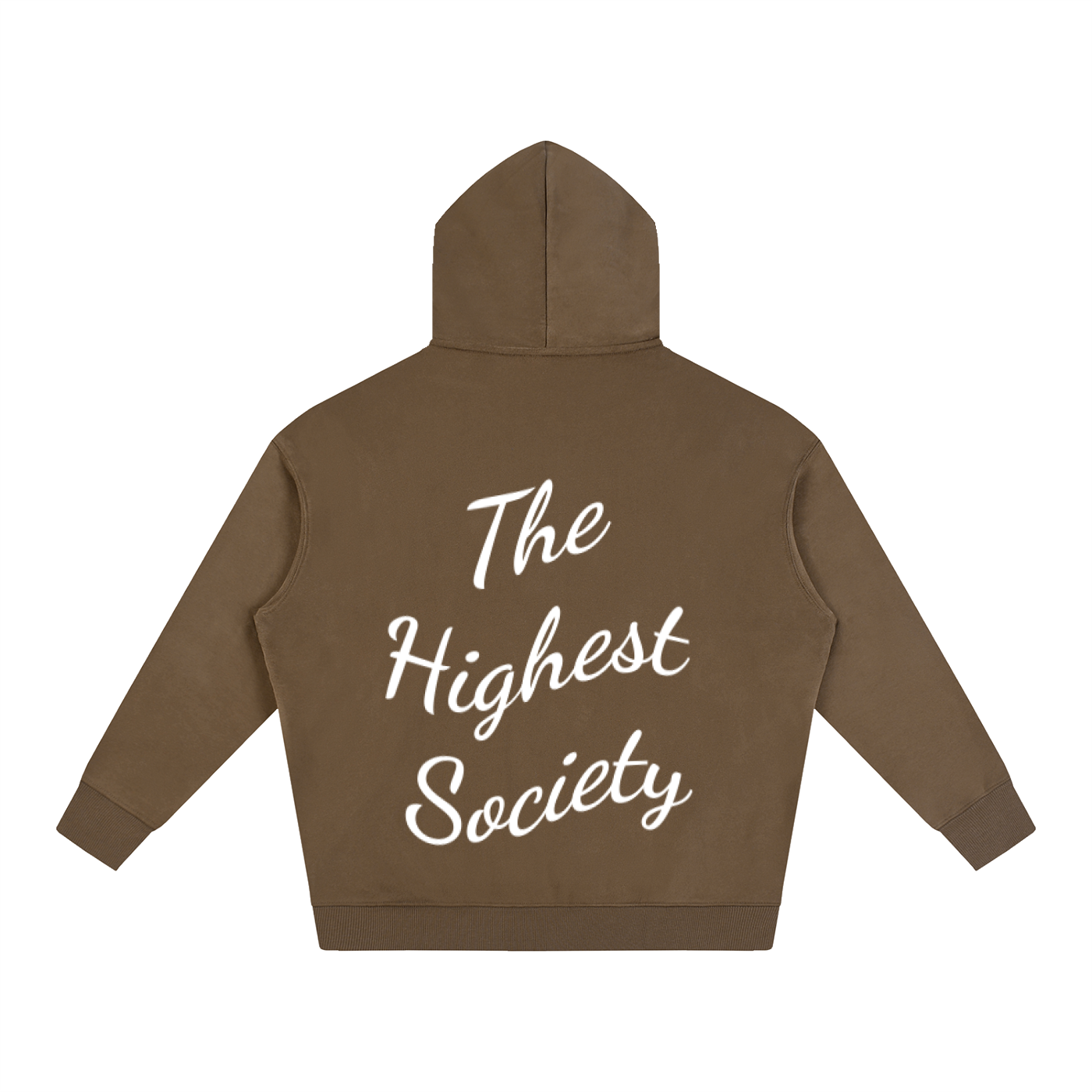 Oversized Script Back Hoodie