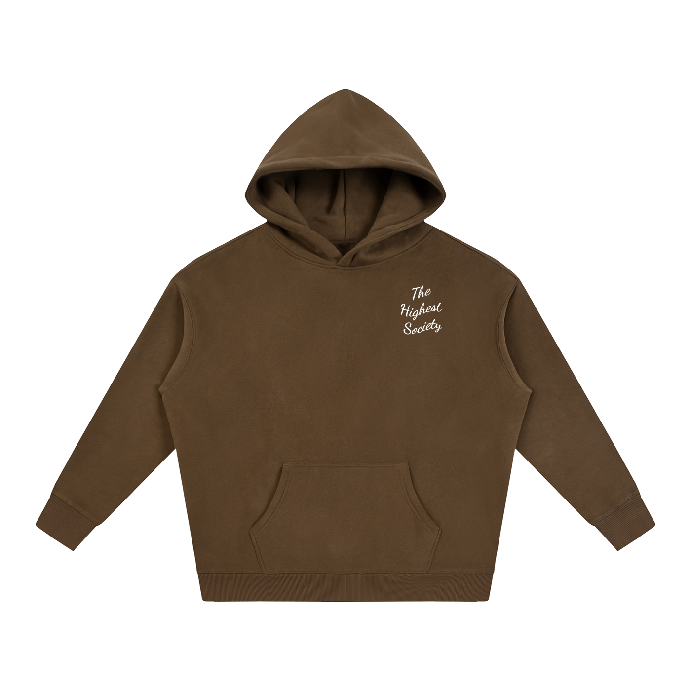 Oversized Script Front Hoodie