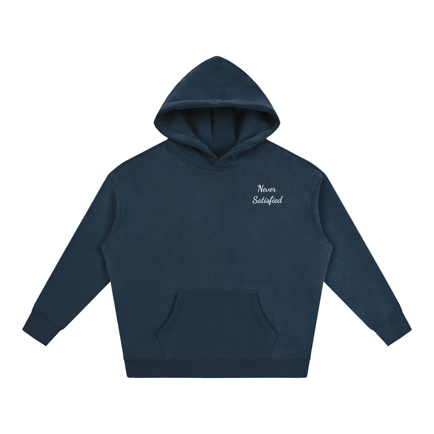 Oversized Never Satisfied Hoodie