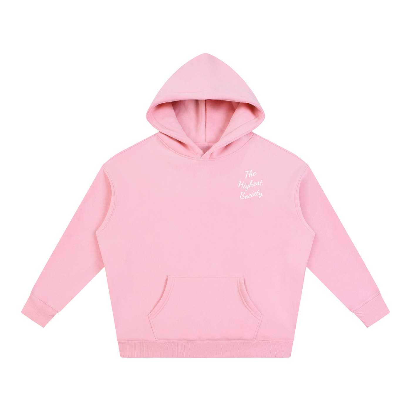 Oversized Script Front Hoodie