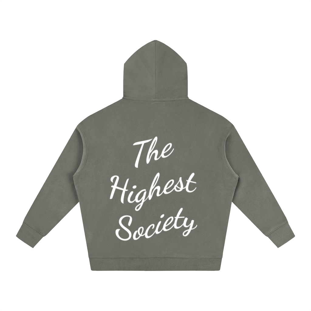 Oversized Script Back Hoodie