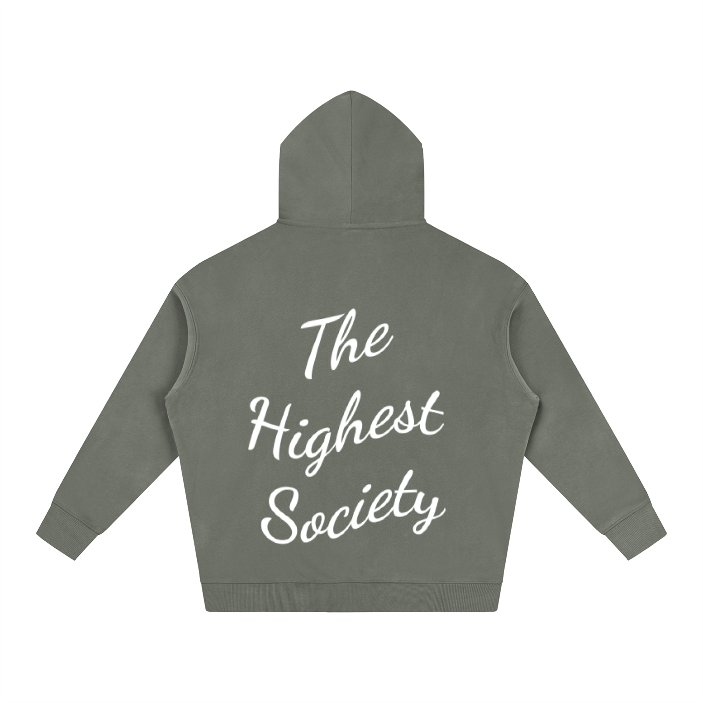 Oversized Script Back Hoodie