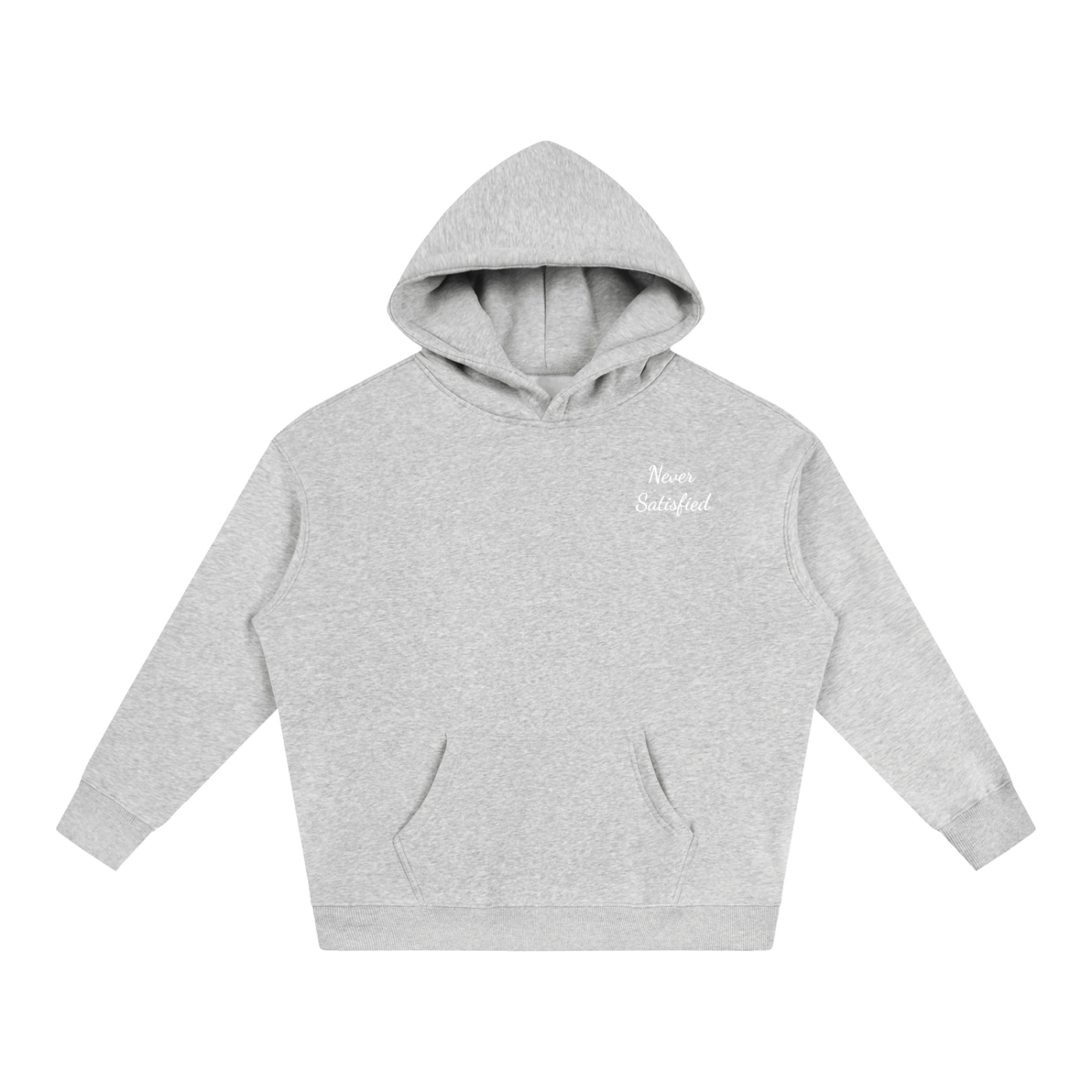 Oversized Never Satisfied Hoodie