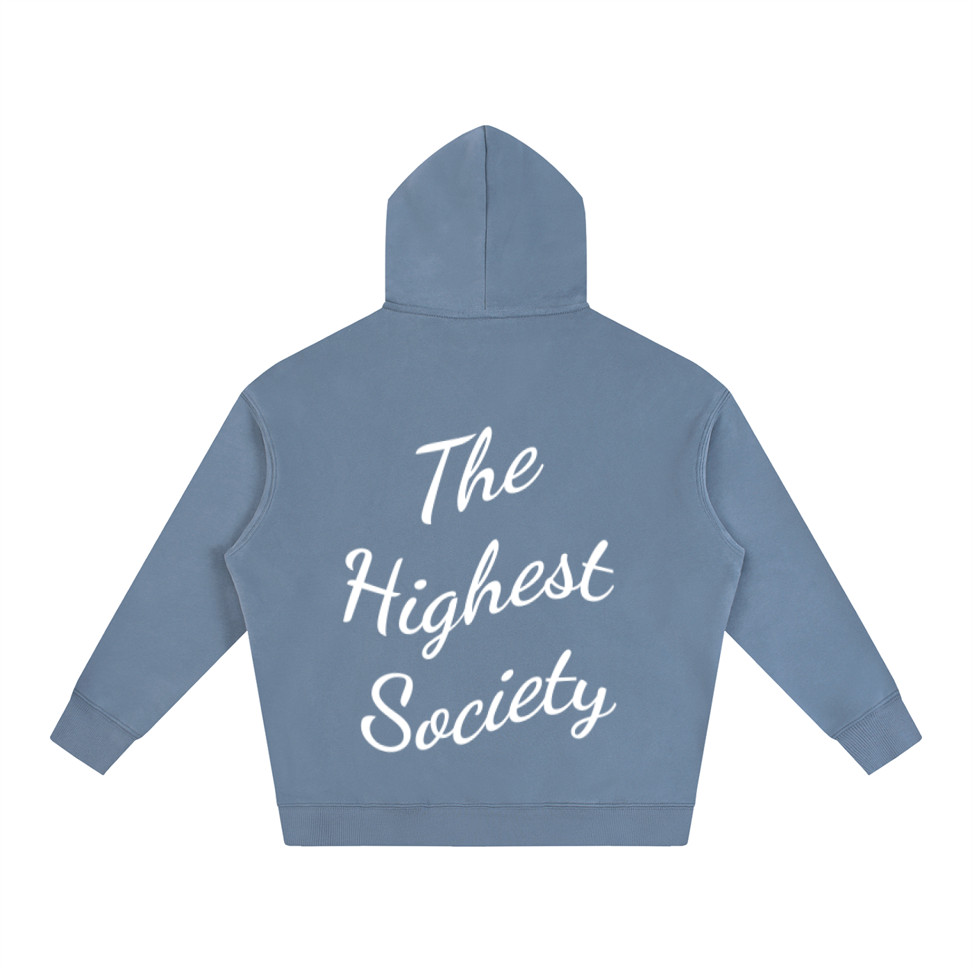 Oversized Script Back Hoodie