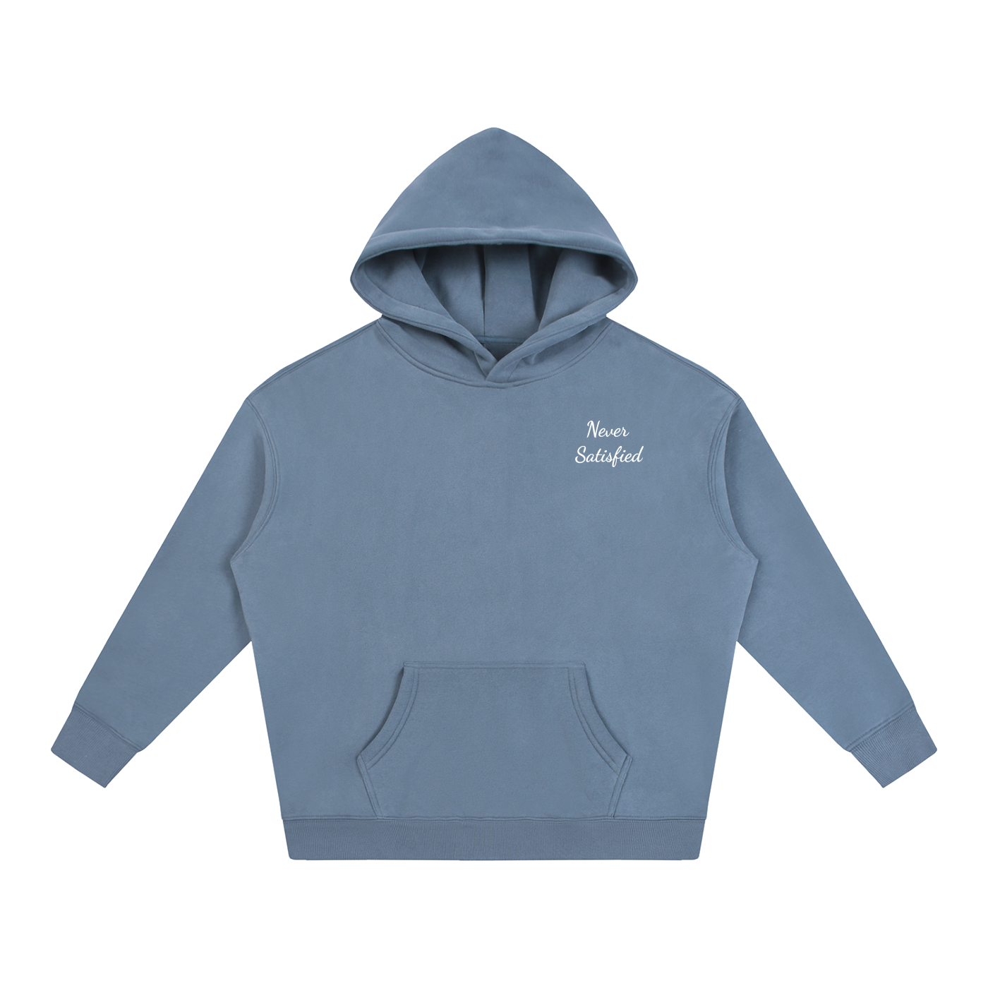 Oversized Never Satisfied Hoodie