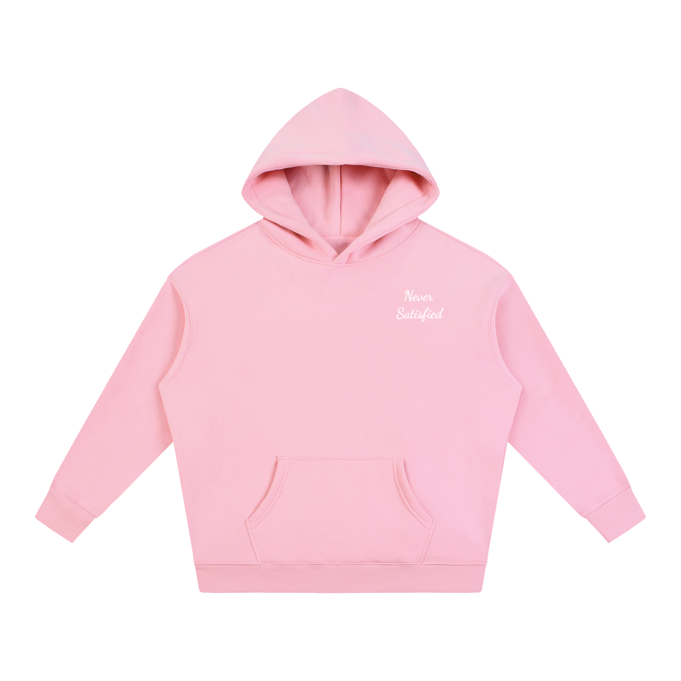 Oversized Never Satisfied Hoodie