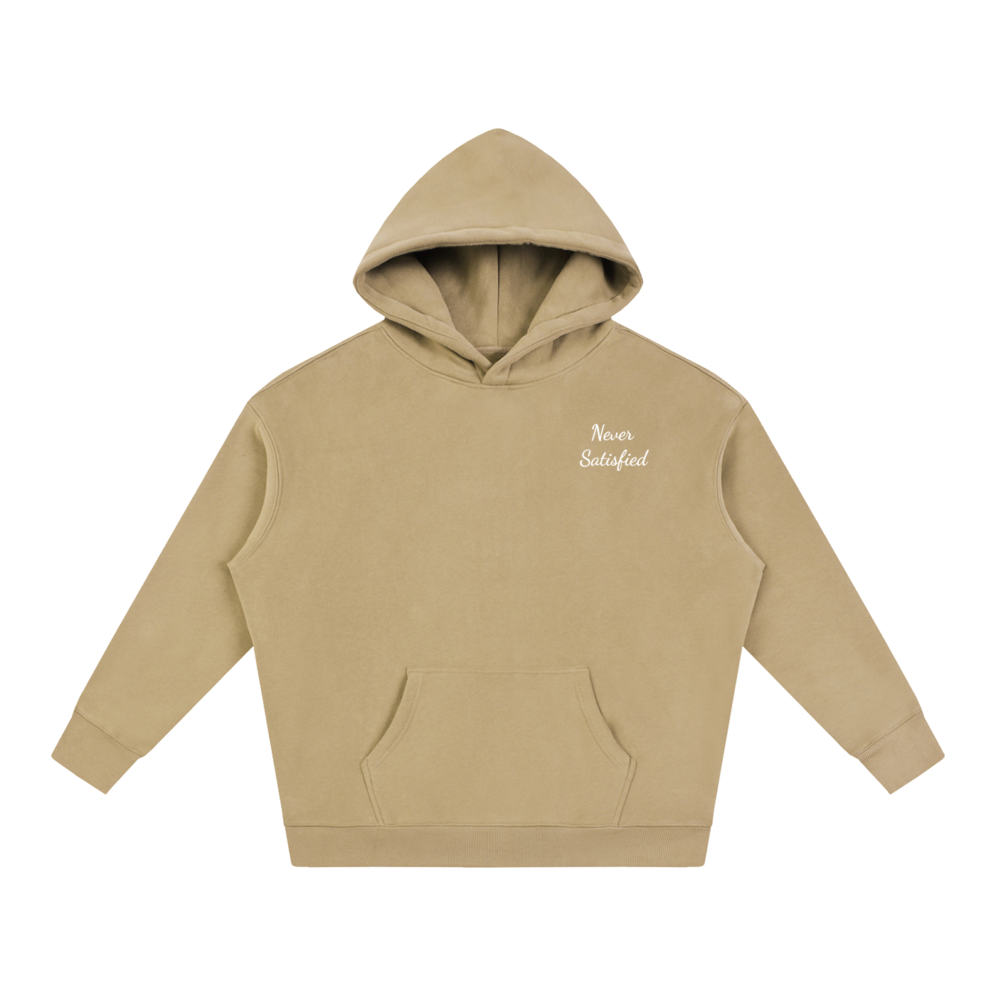 Oversized Never Satisfied Hoodie