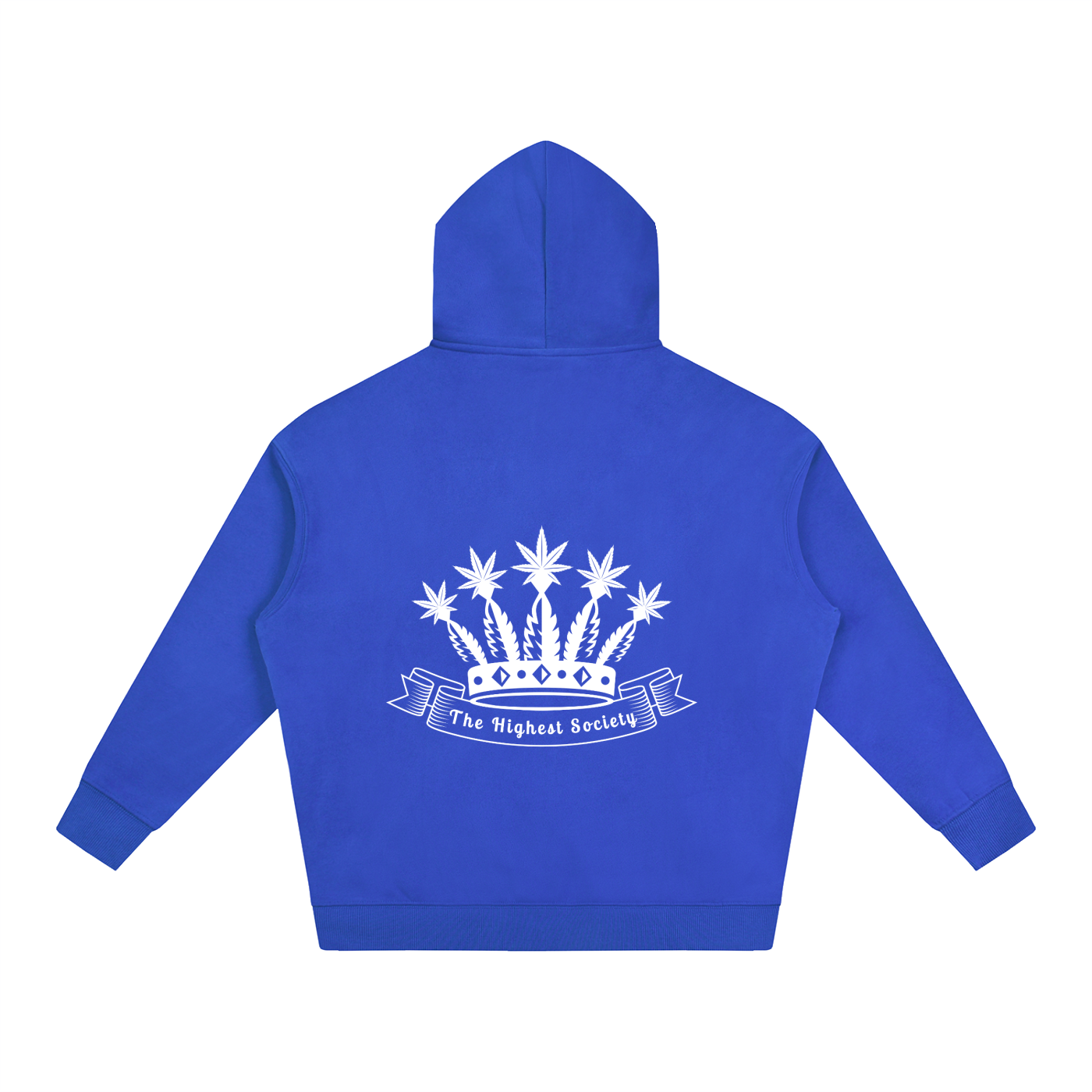 Oversized Front And Back Logo Hoodie