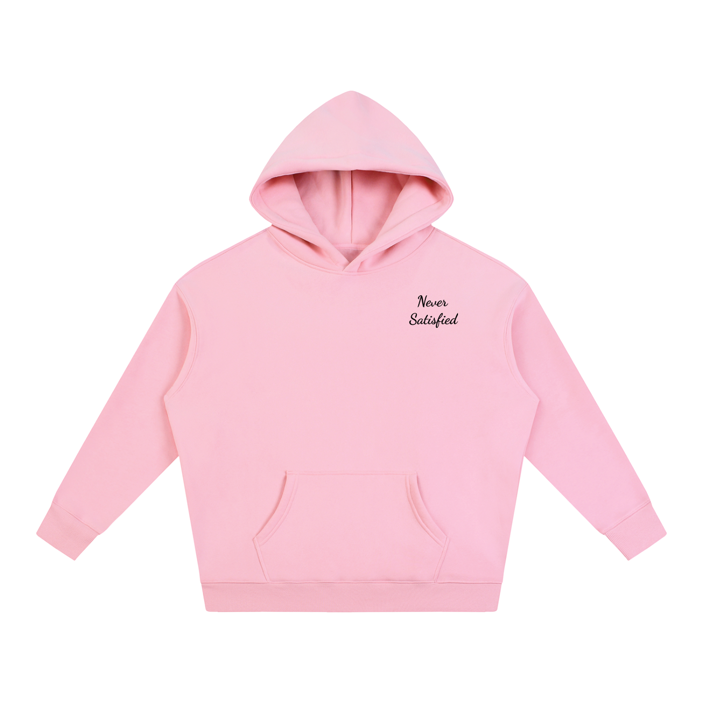 Oversized Never Satisfied Hoodie