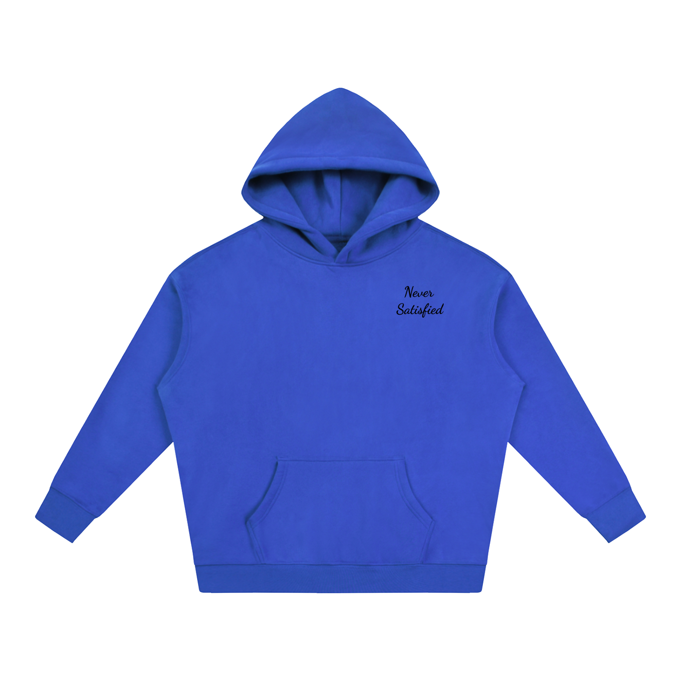 Oversized Never Satisfied Hoodie
