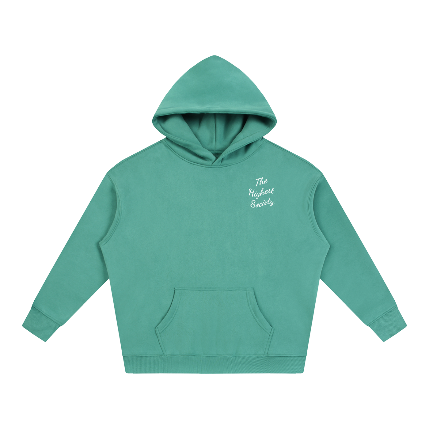 Oversized Script Front Hoodie