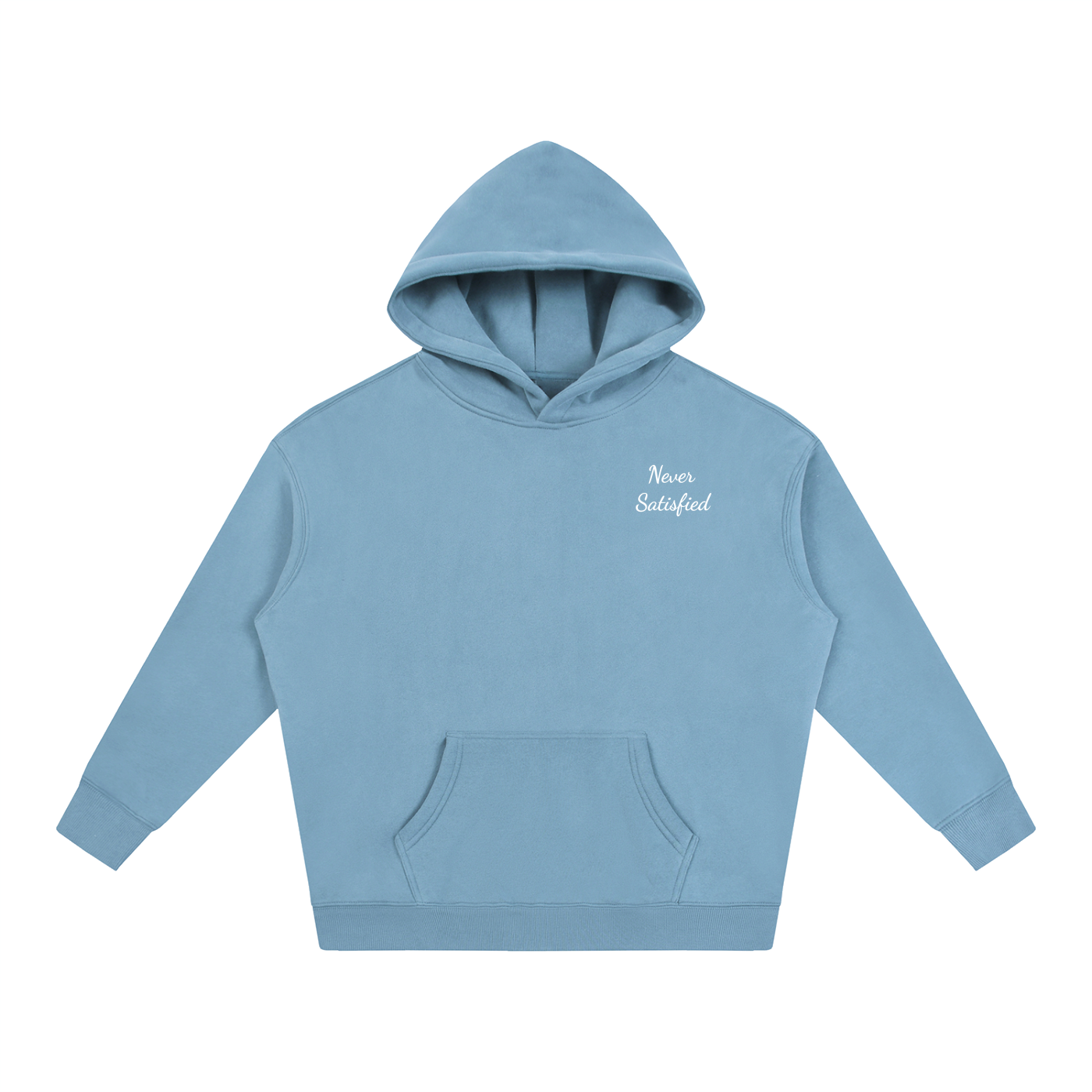 Oversized Never Satisfied Hoodie