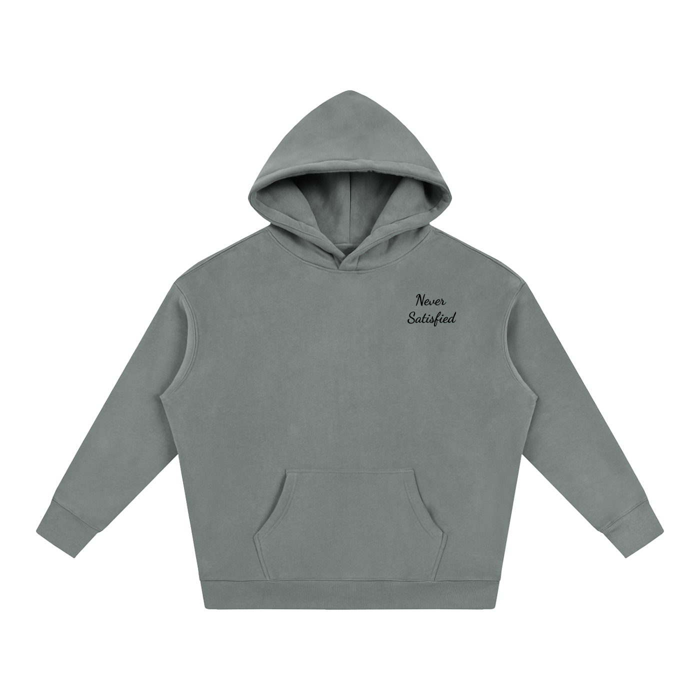 Oversized Never Satisfied Hoodie