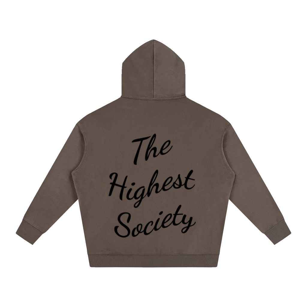 Oversized Script Back Hoodie
