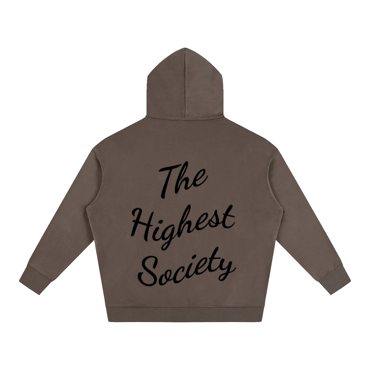 Oversized Script Back Hoodie